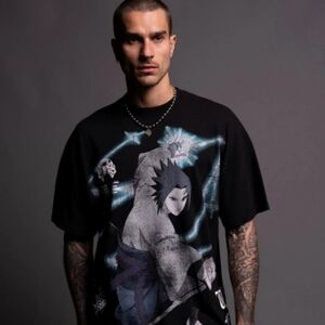 Limited Edition Darc Sport x Naruto Crossover M Oversized workout tee